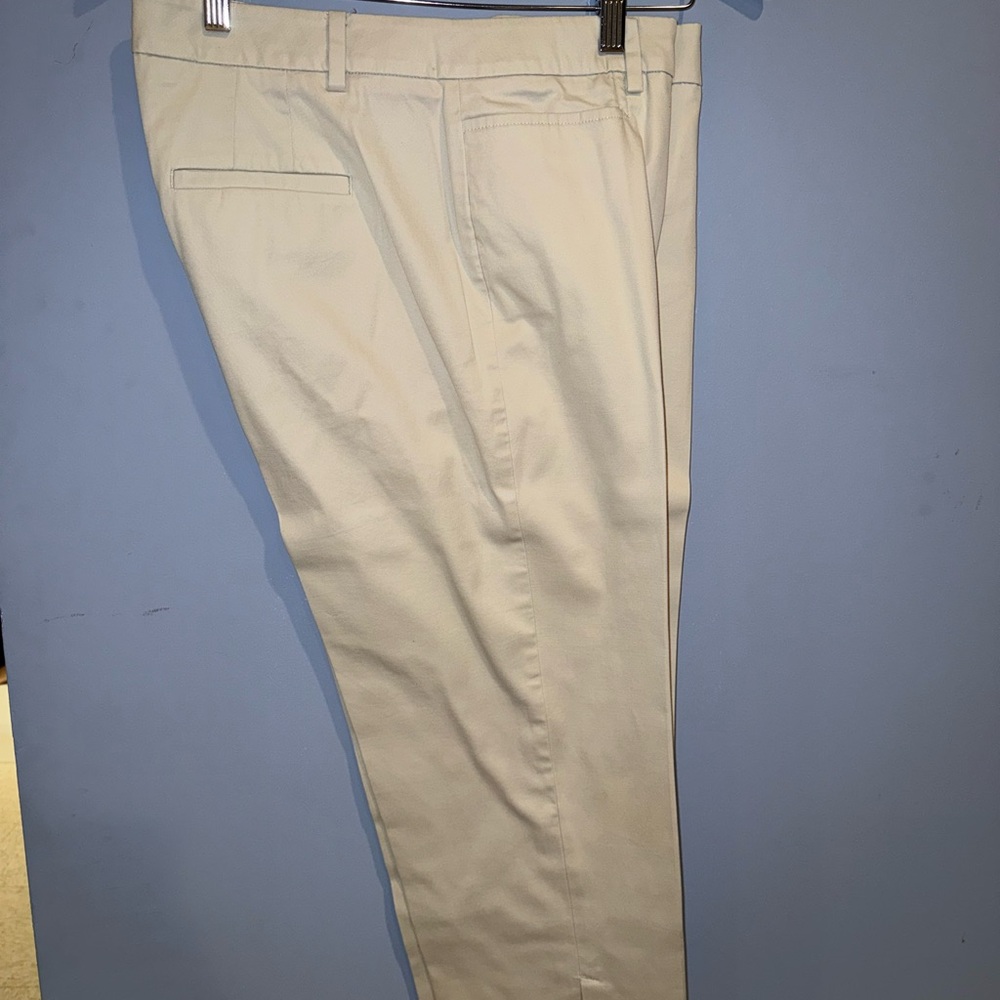 Talbots Cream Chinos Classic Cotton Blend